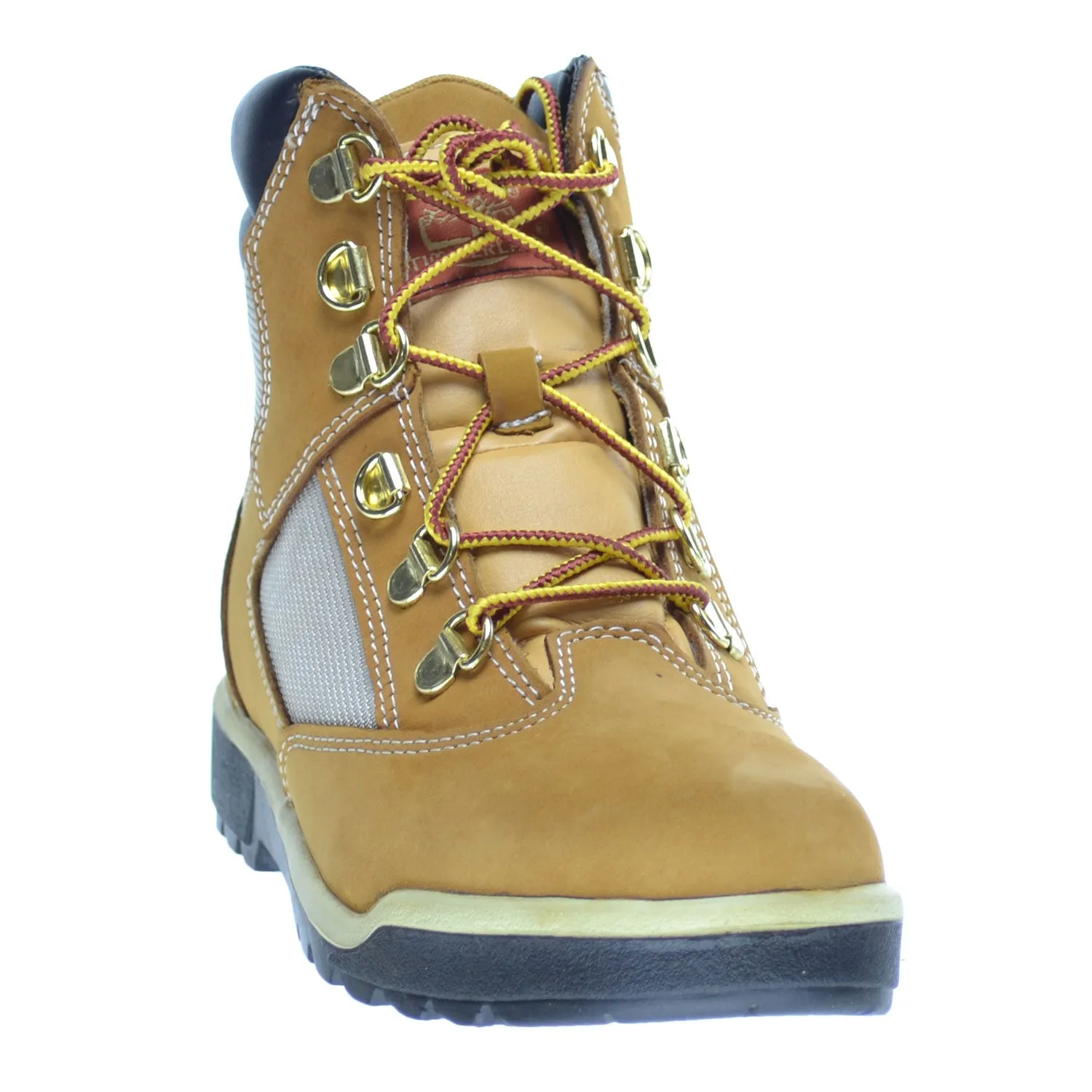 Timberland 6 Inch Big Kid's Field Boots Wheat Nubuck