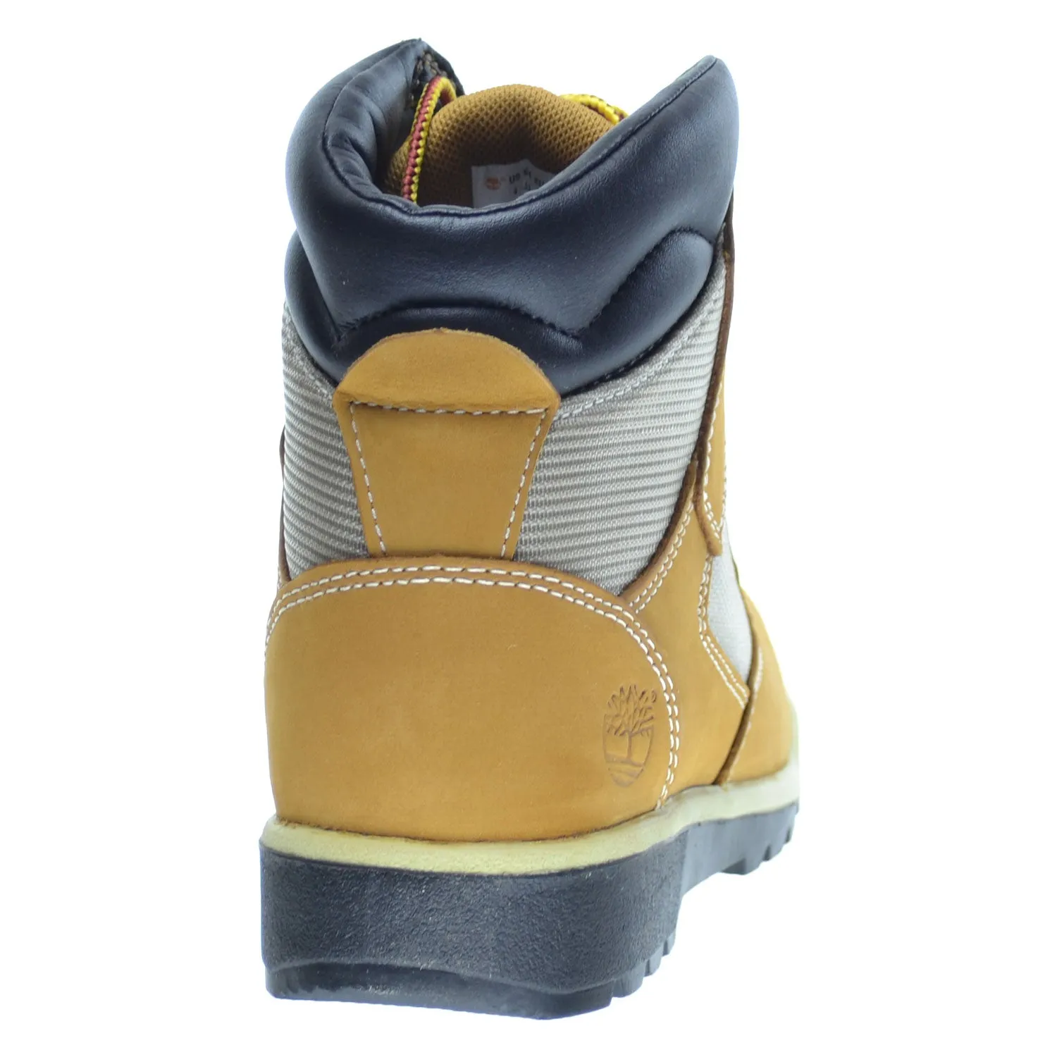 Timberland 6 Inch Big Kid's Field Boots Wheat Nubuck