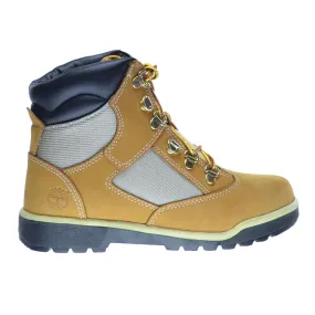 Timberland 6 Inch Big Kid's Field Boots Wheat Nubuck