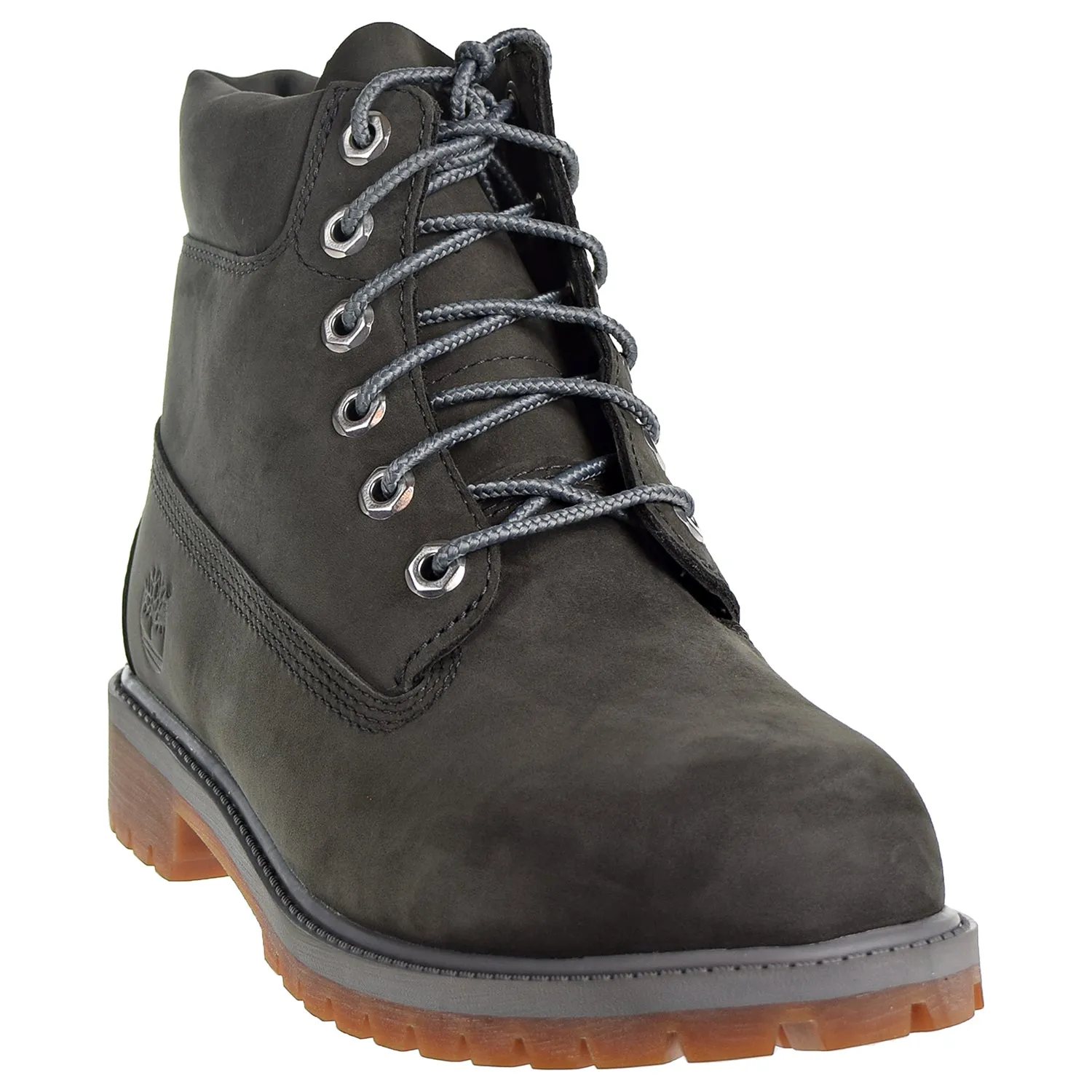 Timberland Premium Waterproof Boot Big Kids' Shoes Dark Grey