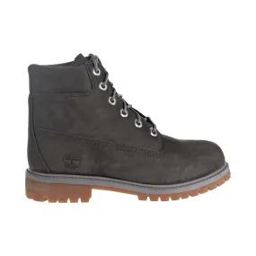 Timberland Premium Waterproof Boot Big Kids' Shoes Dark Grey