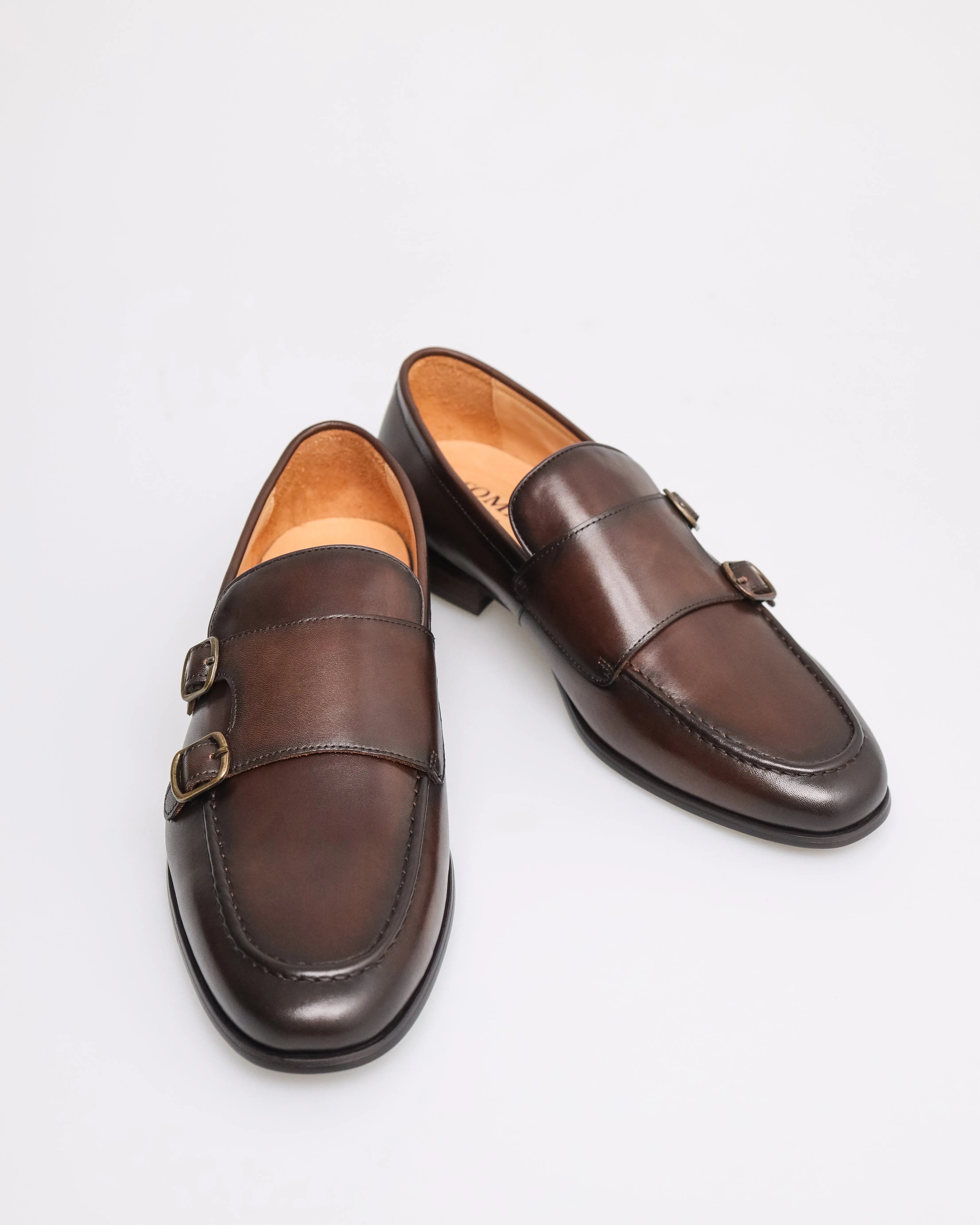 Tomaz F351 Men's Double Monk Strap Loafers