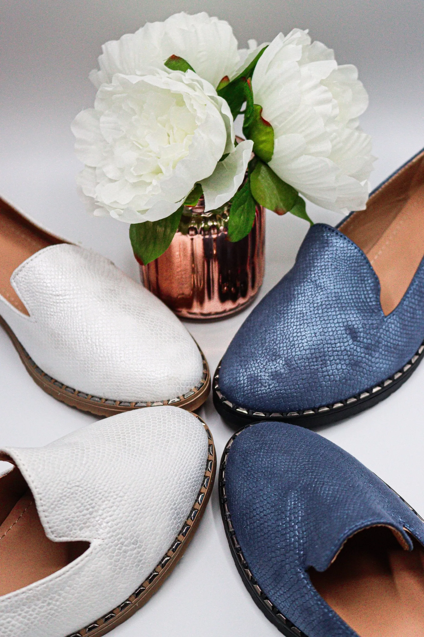 Tory Mock Loafers Shoes (Blue)