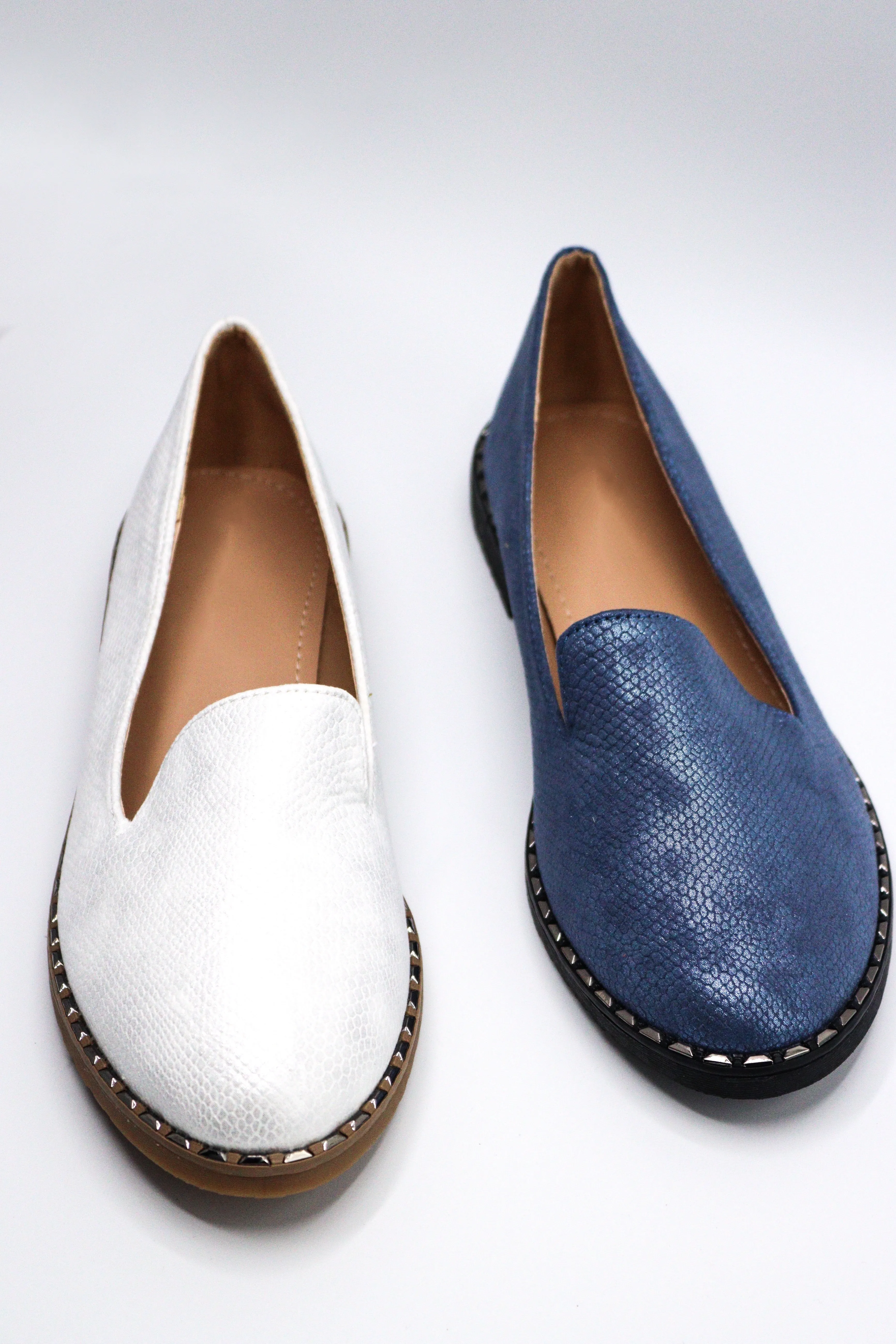 Tory Mock Loafers Shoes (Blue)