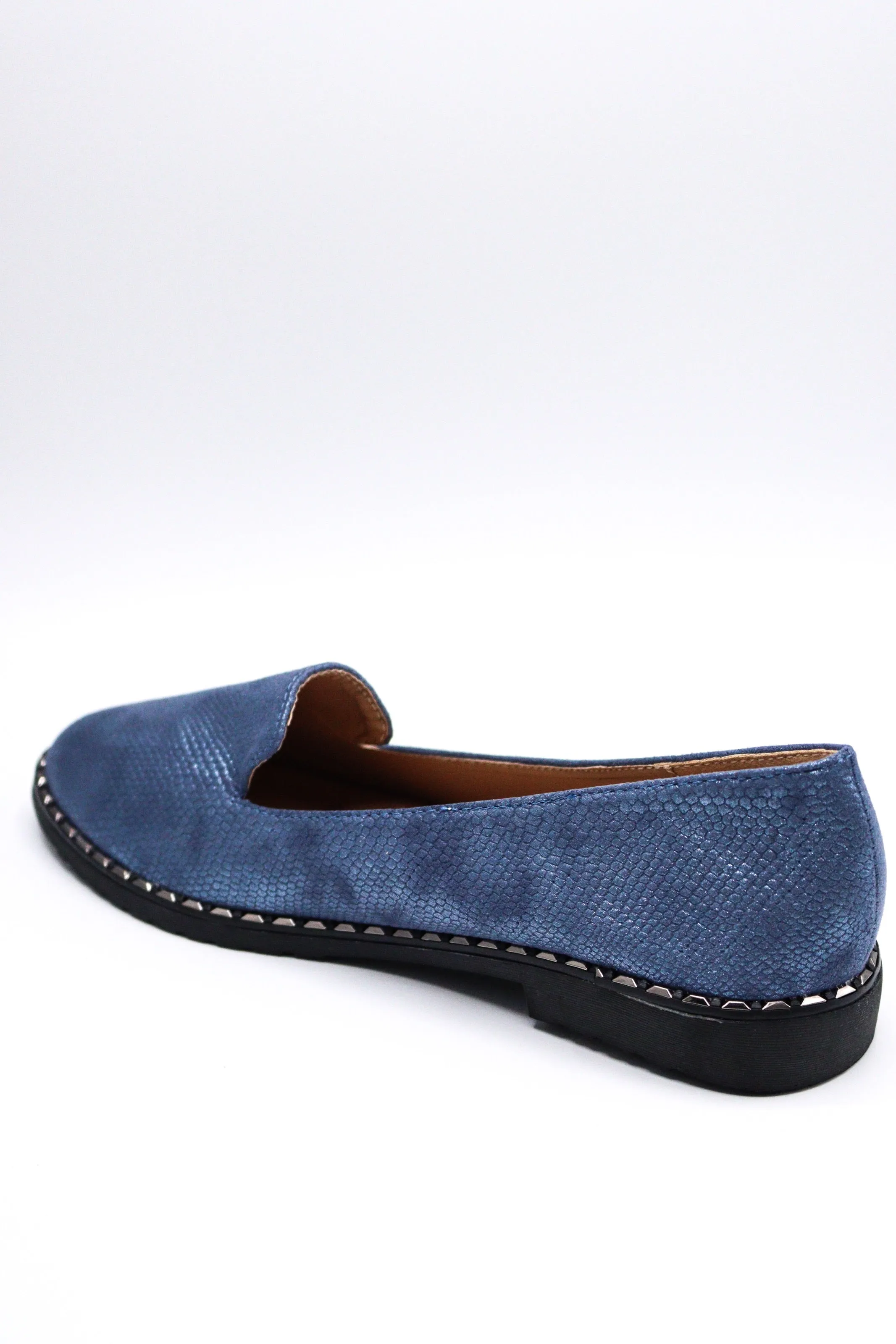 Tory Mock Loafers Shoes (Blue)