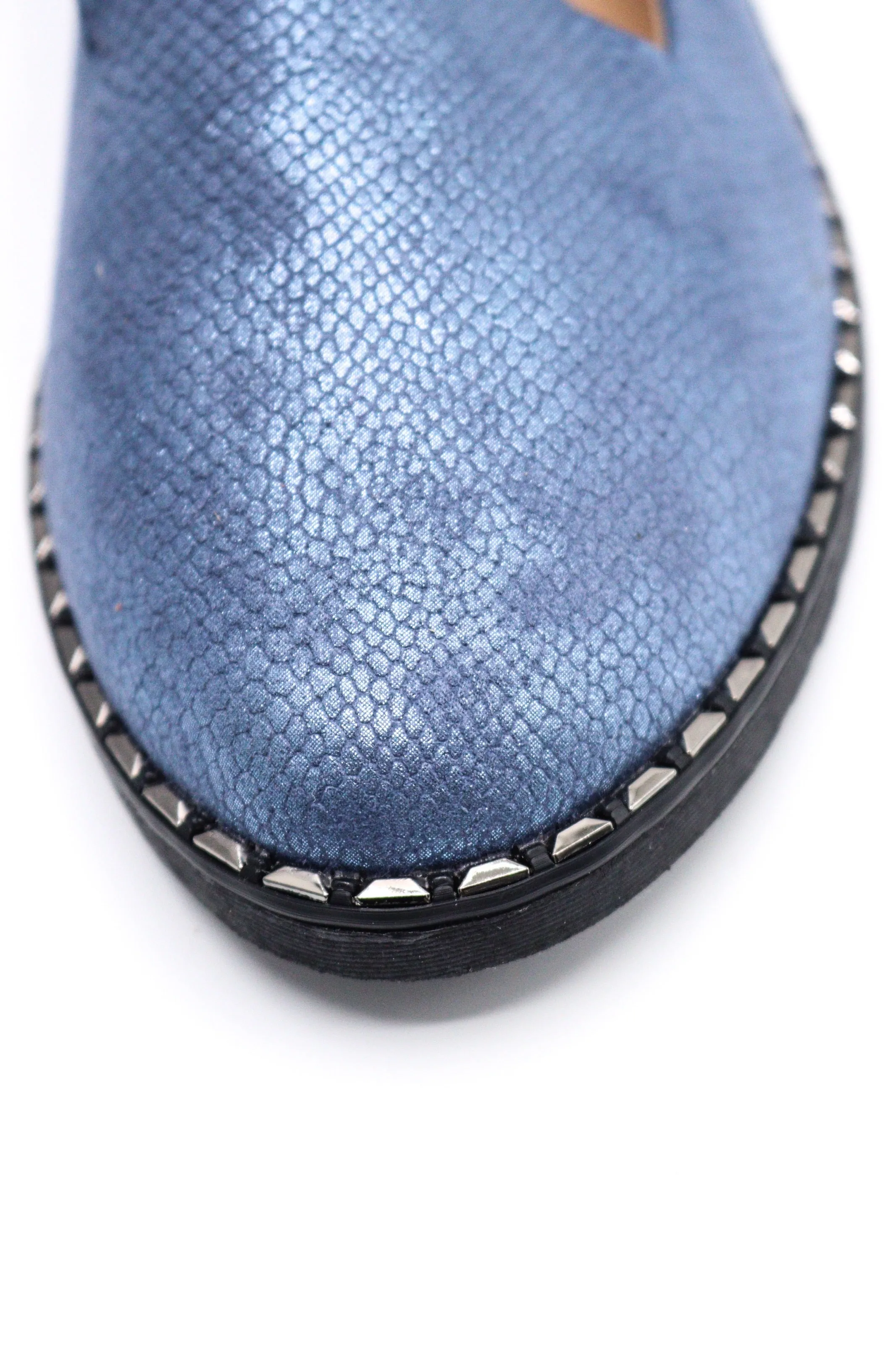 Tory Mock Loafers Shoes (Blue)