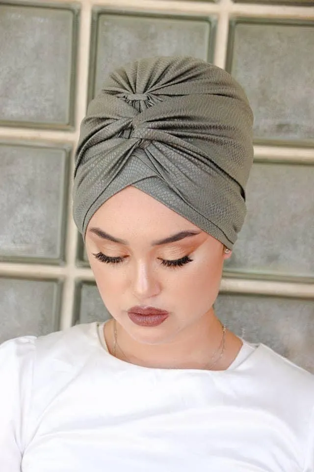 Two Piece Yeela Slip-on Turbans