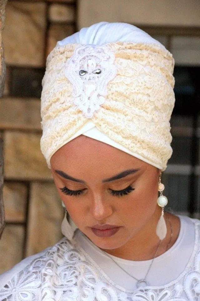 Two Piece Yeela Slip-on Turbans