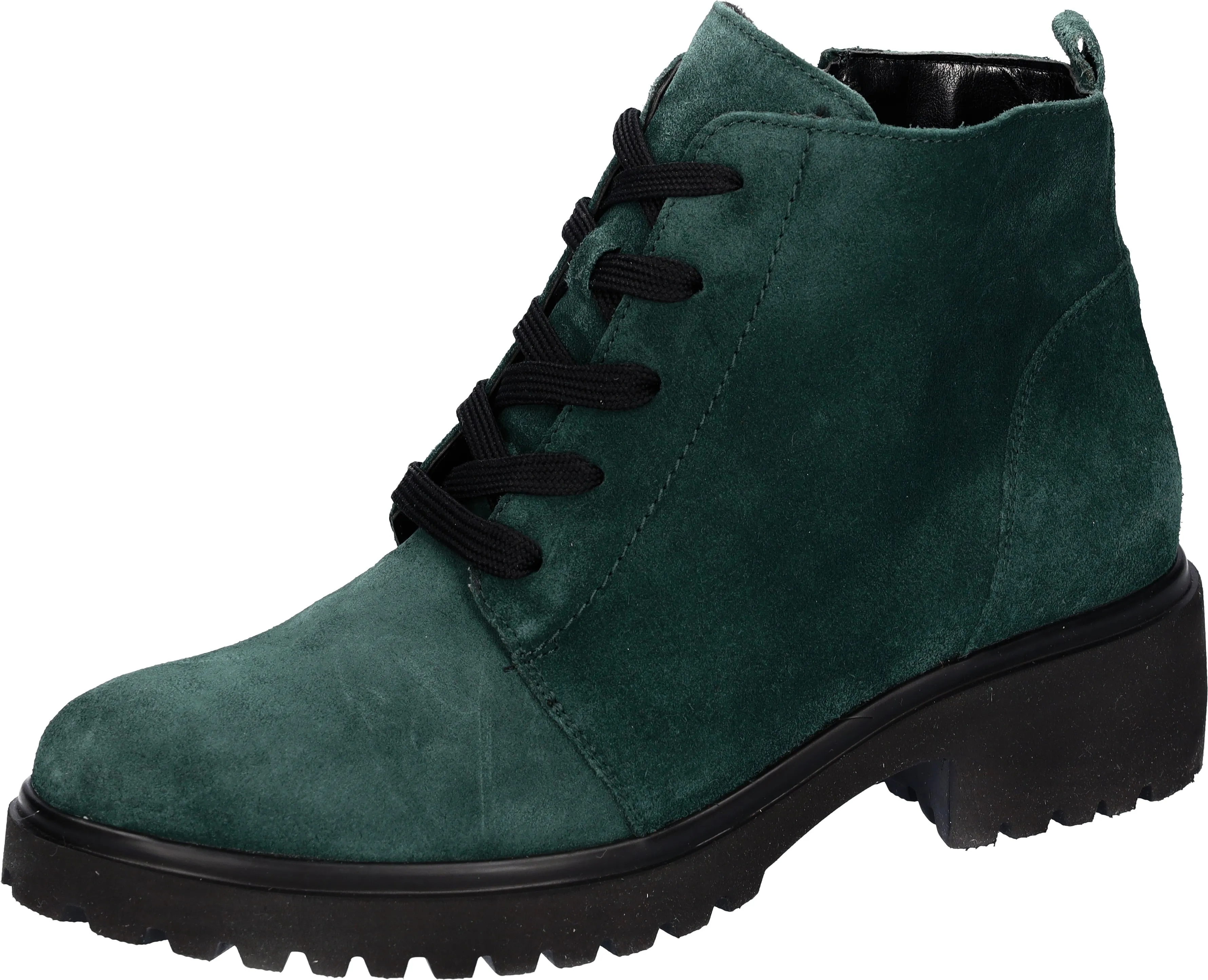 Waldlaufer Ladies Lace Up Suede Ankle Boot