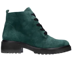 Waldlaufer Ladies Lace Up Suede Ankle Boot