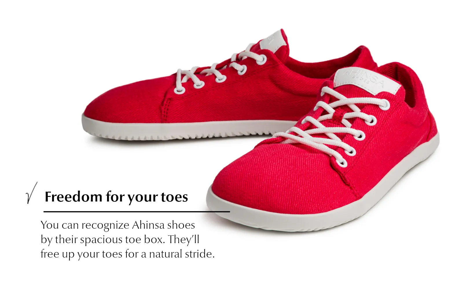 Women's Vida Hemp Comfort red sneakers